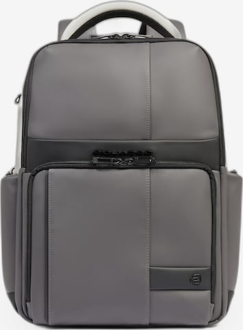 Sac à dos Piquadro en gris : devant
