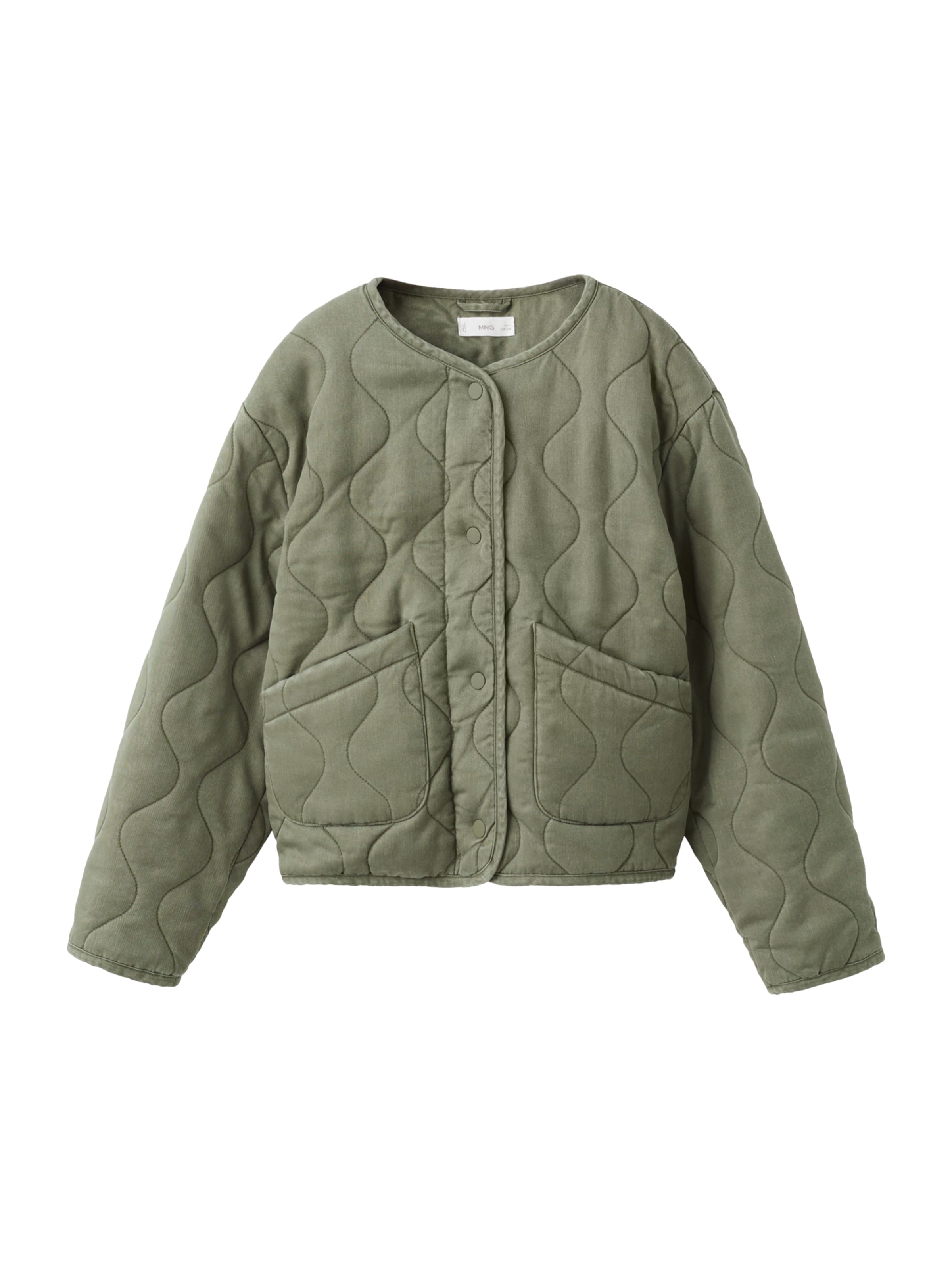 MANGO KIDS Jacke 'PARIS' in Grün: Vorderseite