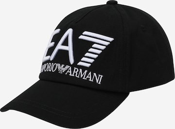 EA7 Emporio Armani - Gorra en negro: frente
