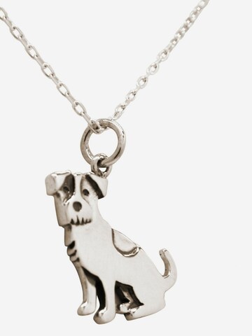 Gemshine Necklace 'Jack Russell Terrier Hund' in Silver