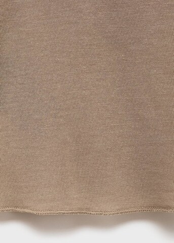 MANGO T-shirt 'Valls' in Braun