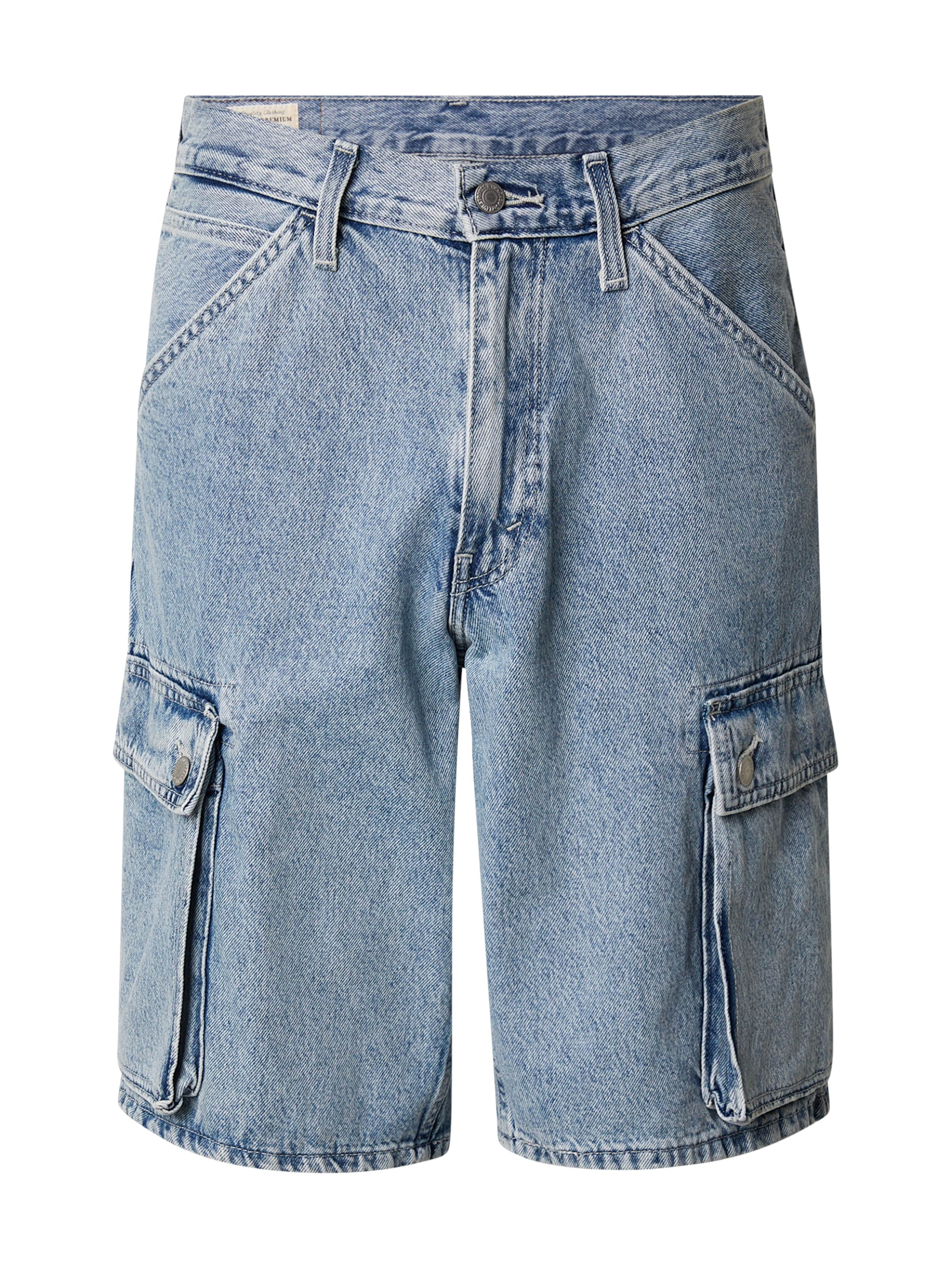 Baggy Jeans cargo '478 BAGGY' LEVI'S ® en bleu : devant