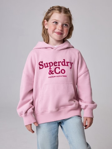 Superdry & Co Sweatshirt 'Essentials' in Pink: Vorderseite