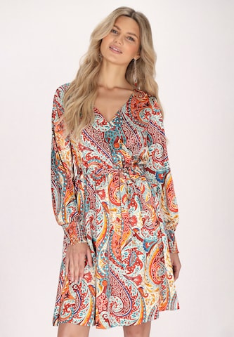 usha FESTIVAL Summer dress in Orange: front