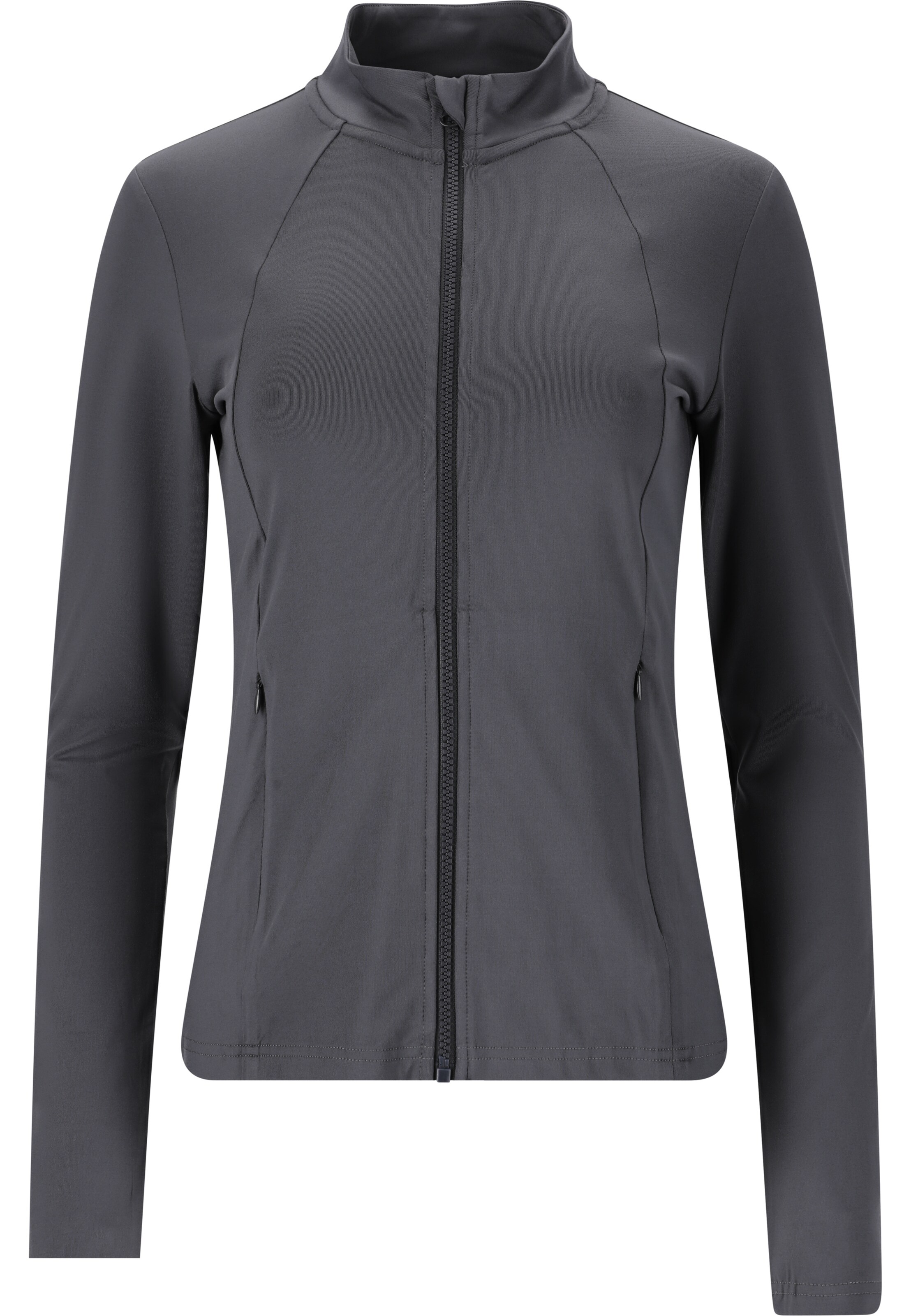 ENDURANCE Midlayer 'Anthea' in Grau: Vorderseite