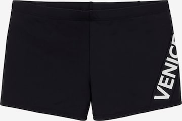 Shorts de bain VENICE BEACH en noir : devant