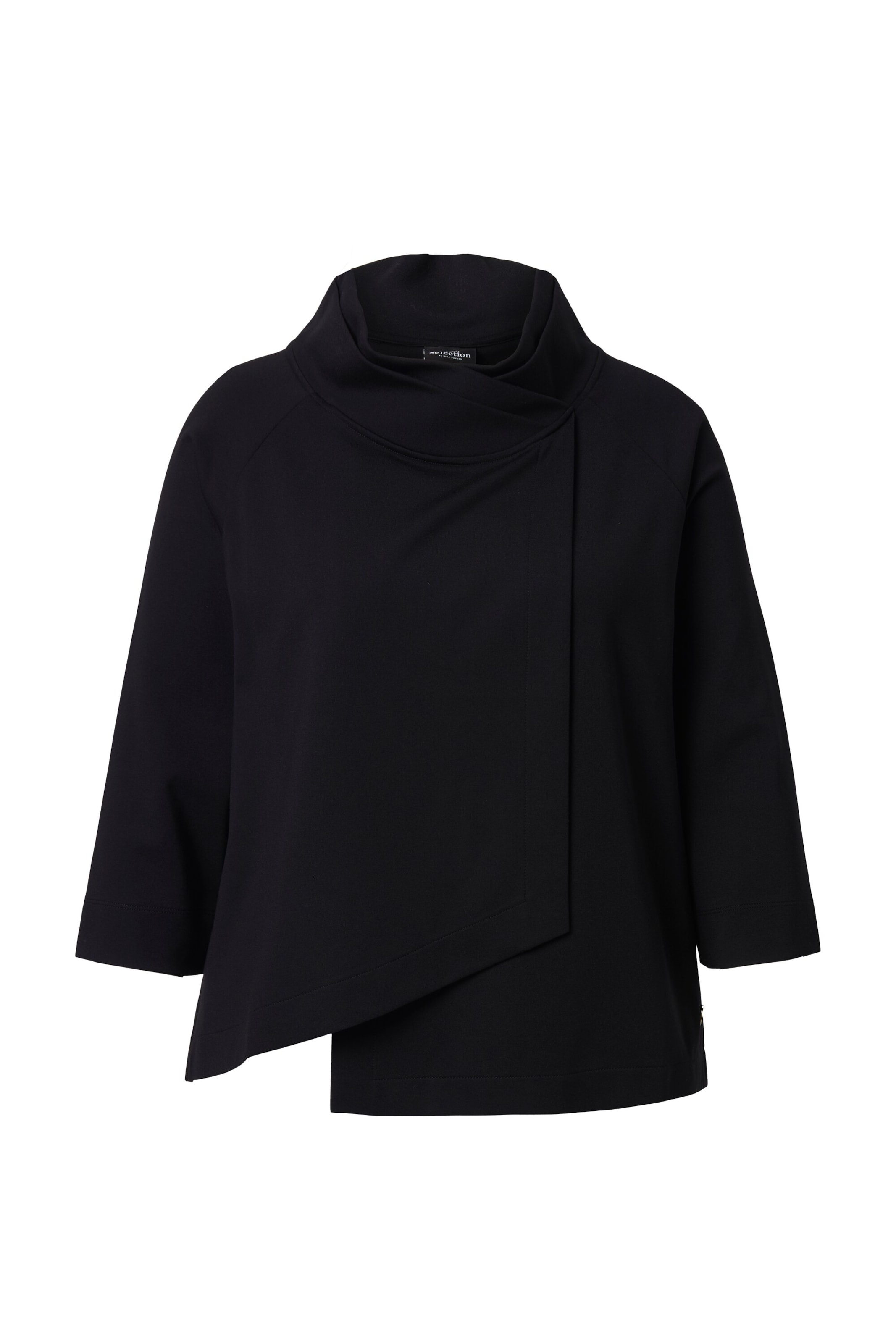 Ulla Popken Sweatshirt in Black: front