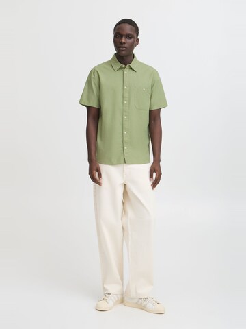 BLEND - Ajuste regular Camisa ' BHBAY LINEN ' en verde