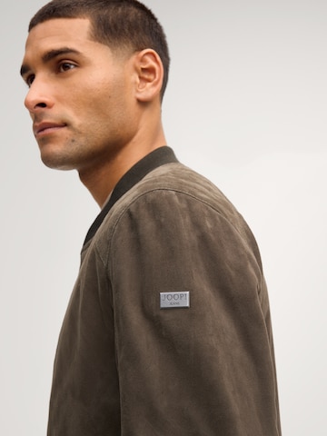 JOOP! Jeans Lederjacke ' Bokston ' in Grün