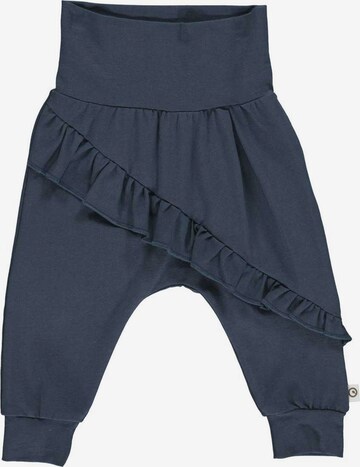Müsli by GREEN COTTON Pants 'Cozy me frill' in Blue: front