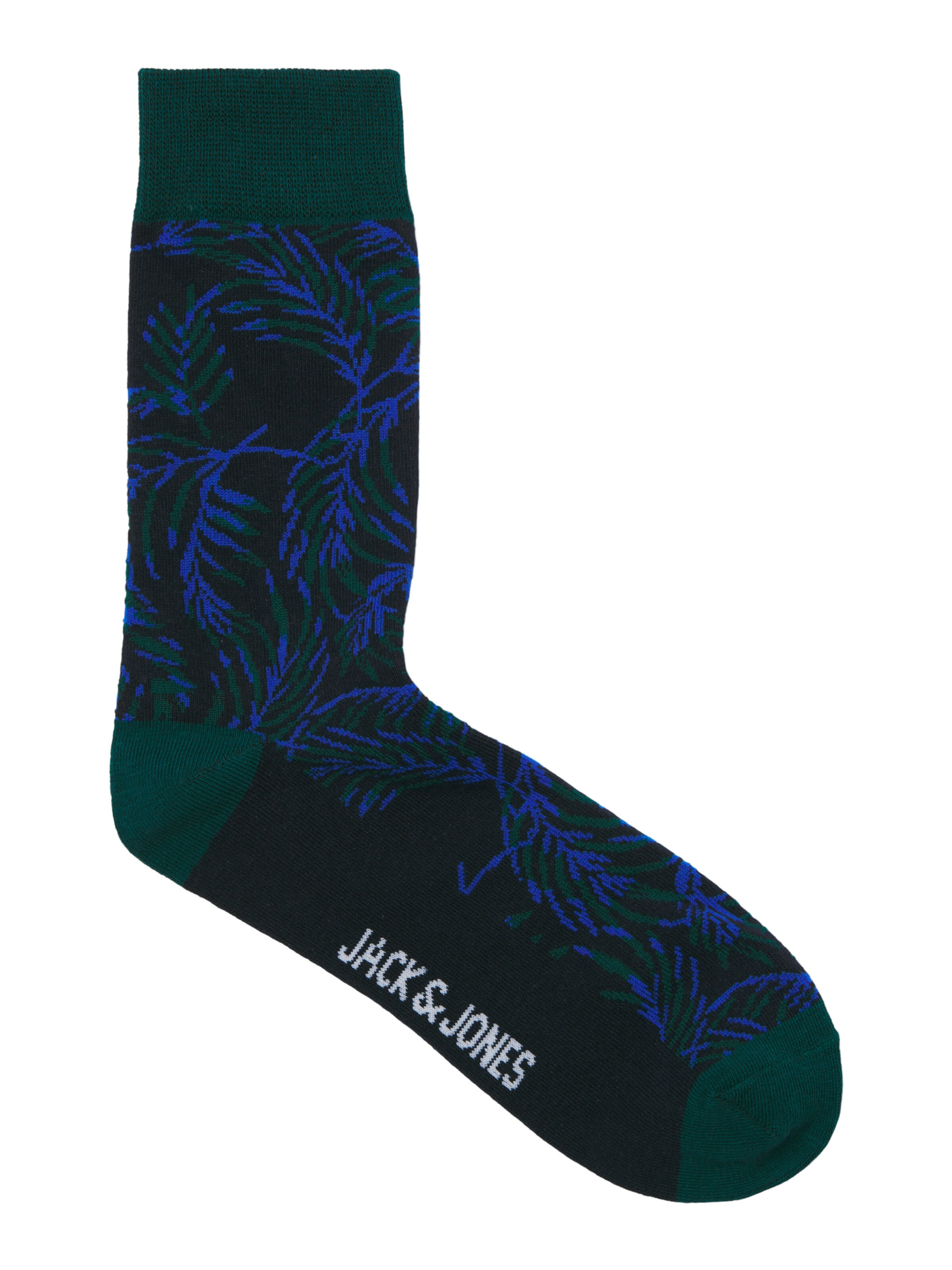 JACK & JONES Κάλτσες 'JACTODD FLOWER' σε μπλε