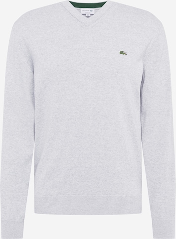 Pull-over LACOSTE en gris : devant