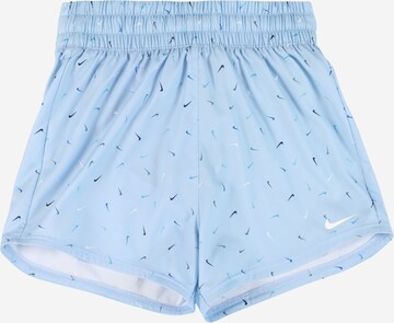 NIKE Sportbroek in Blauw: voorkant