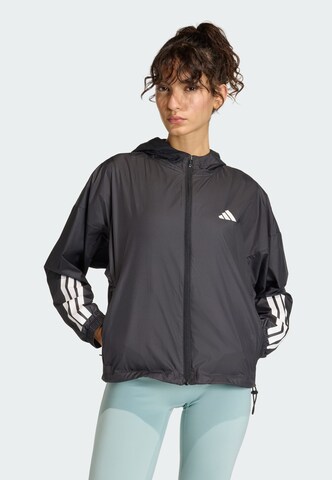 Veste de sport 'Hyperglam' ADIDAS PERFORMANCE en noir : devant
