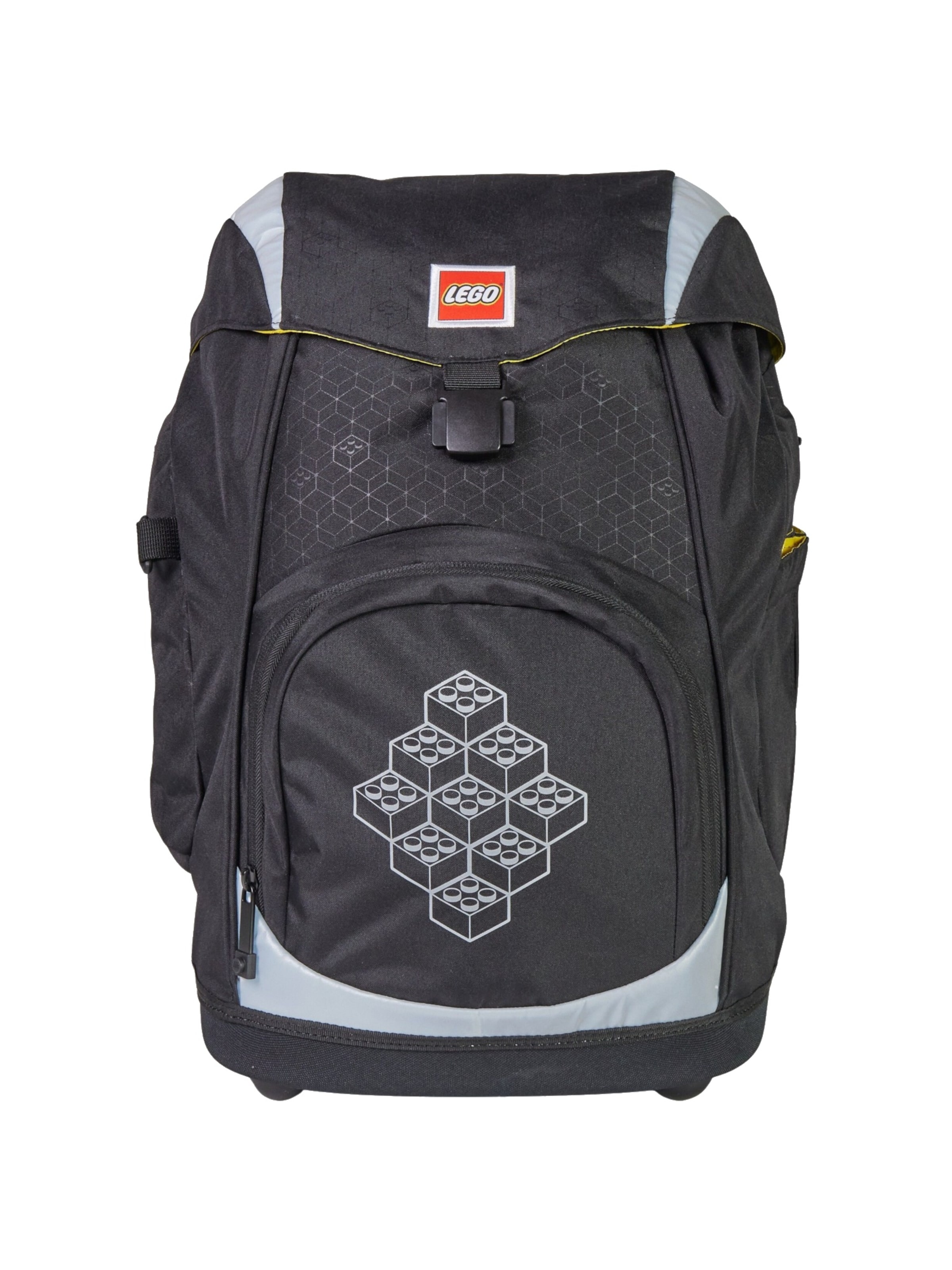 LEGO Rucksack 'Bricks Nielsen'‌‌‌‌‌‌‌‌‌‌ in Schwarz: Vorderseite