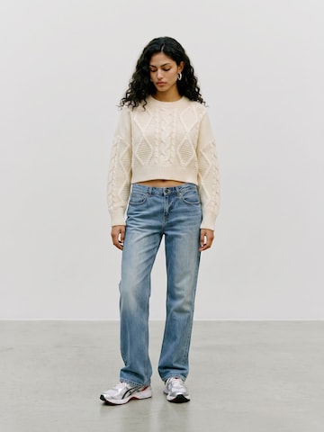 VERO MODA Trui 'CHER' in Beige