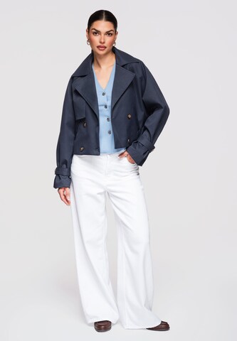 Ombre Tussenmantel 'Ow-Janp-0135' in Blauw