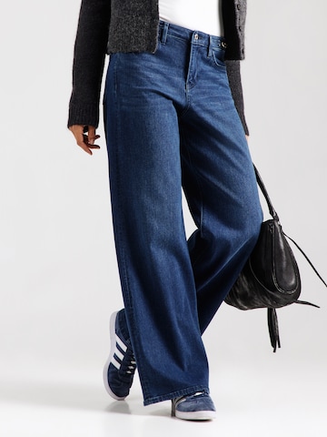 s.Oliver Широкий Джинсы 'SURI' в Синий: спереди