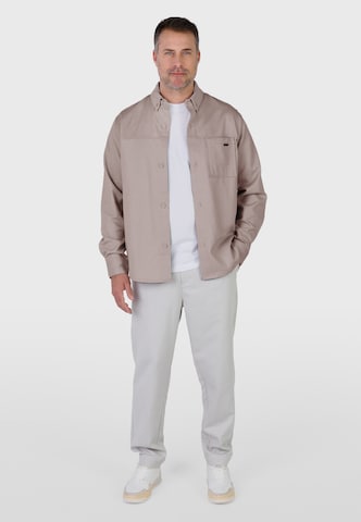 Coupe regular Chemise 'Amadeus Hemdzart' Kleinigkeit en gris