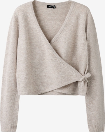 LMTD Gebreid vest in Beige: voorkant