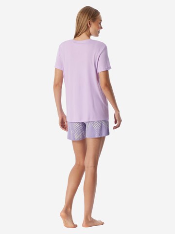 SCHIESSER Shorty 'Modern Nightwear' in Purple