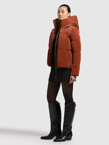 khujo Winter jacket 'Audrey' in Brown