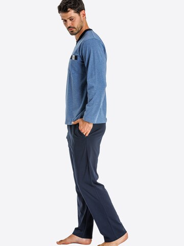 Haasis Bodywear Long Pajamas in Blue