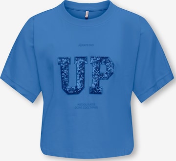 zils ONLY GIRLS T-Krekls 'KOGSTELLA': no priekšpuses