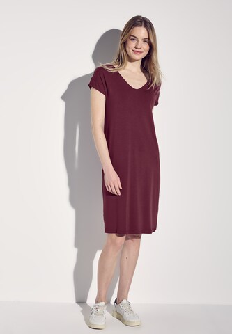 STREET ONE Jersey Kleid in Rot: Vorderseite