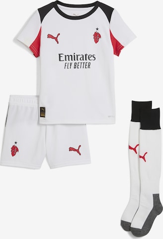PUMA Trainingsanzug 'AC Milan 25/26' in Weiß: Vorderseite