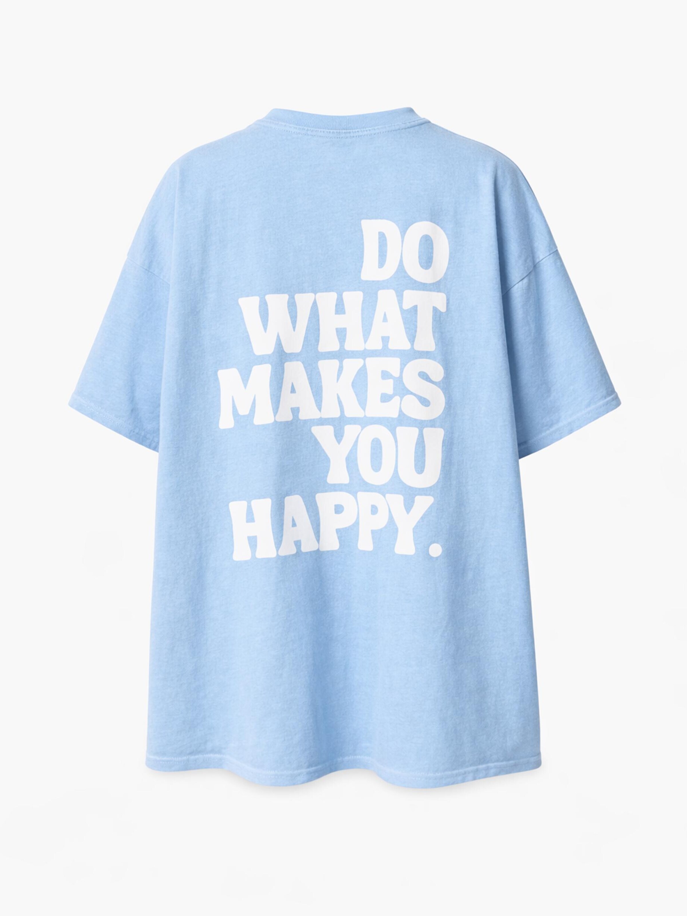 Worldclassca Oversized Shirt in Blue: front