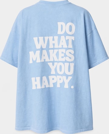 Worldclassca Oversized Shirt in Blue: front