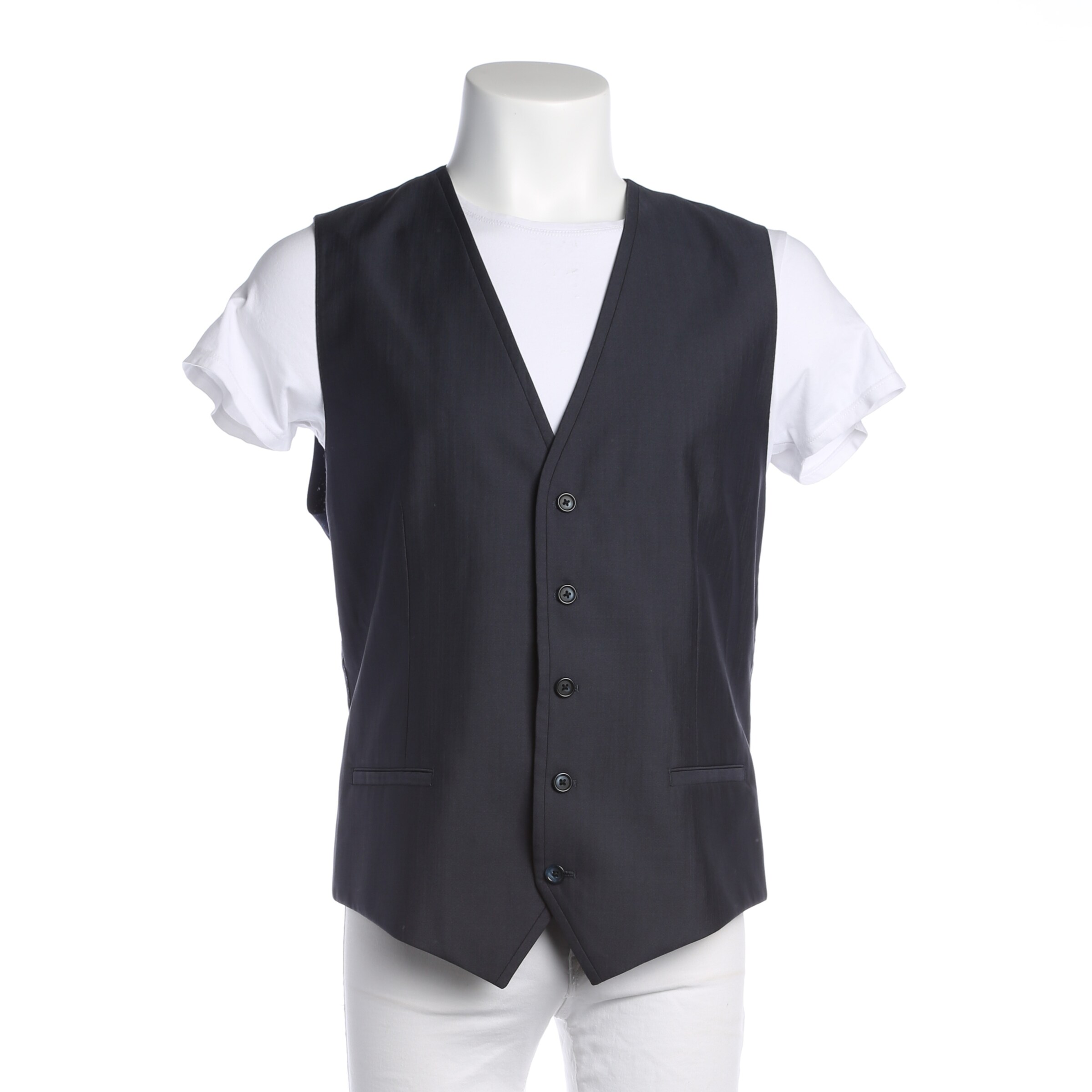 DOLCE & GABBANA Vest in 6XL in Blue: front