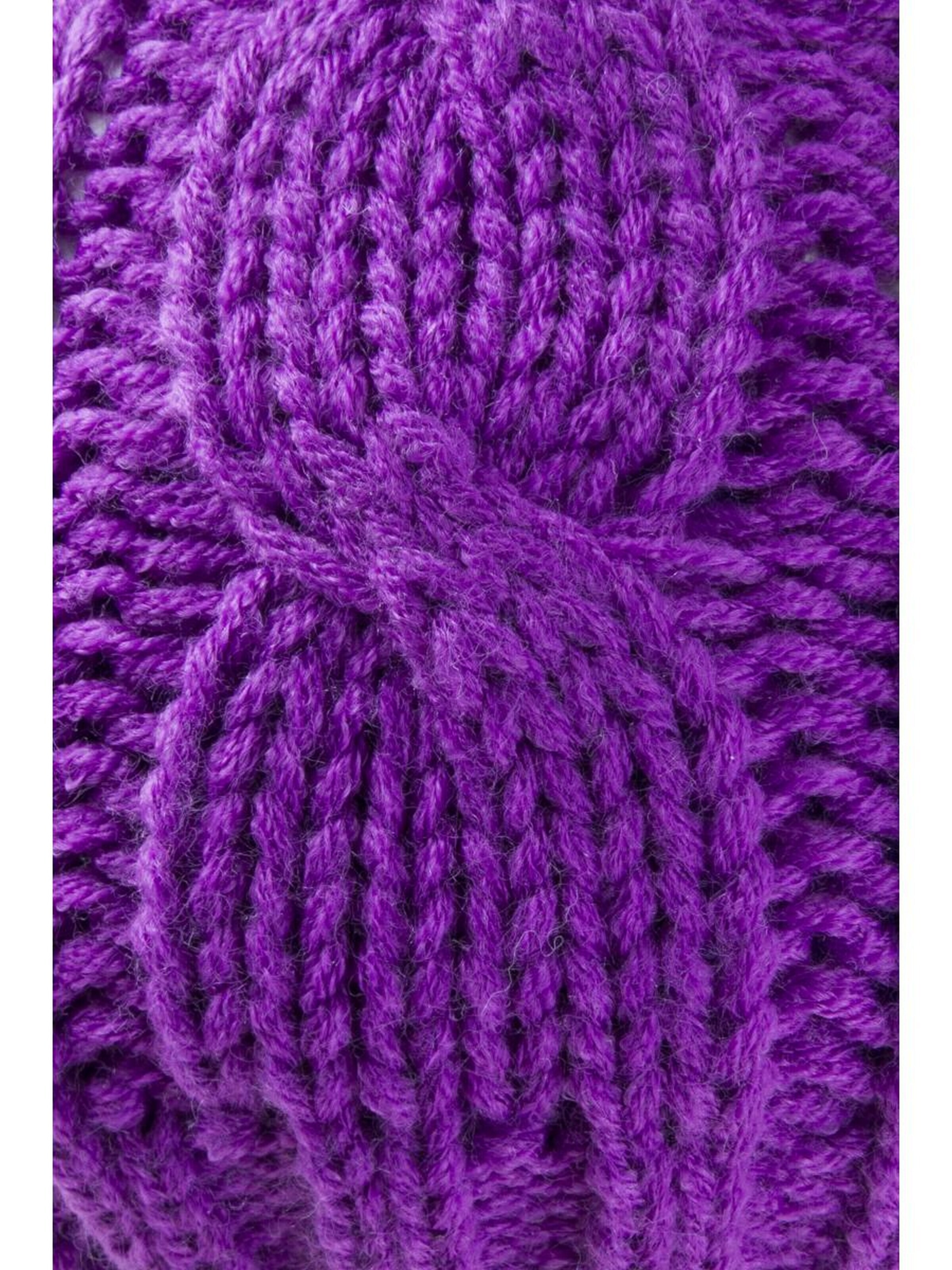 DÖLL Beanie 'Topfmütze Strick' in Purple