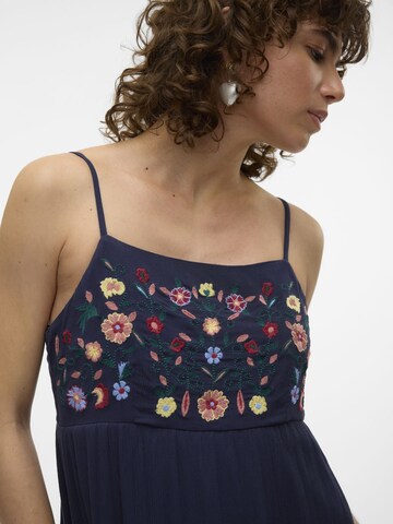 VERO MODA Jurk 'Sina' in Blauw