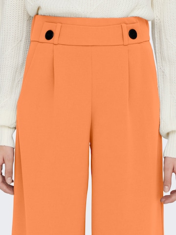 JDY Široke hlačnice Hlače z naborki 'Geggo' | oranžna barva