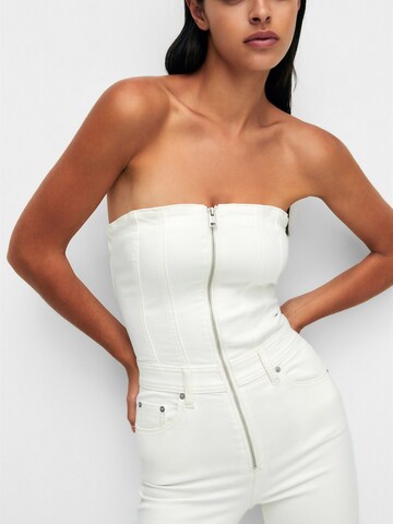 Pull&Bear Jumpsuit in White
