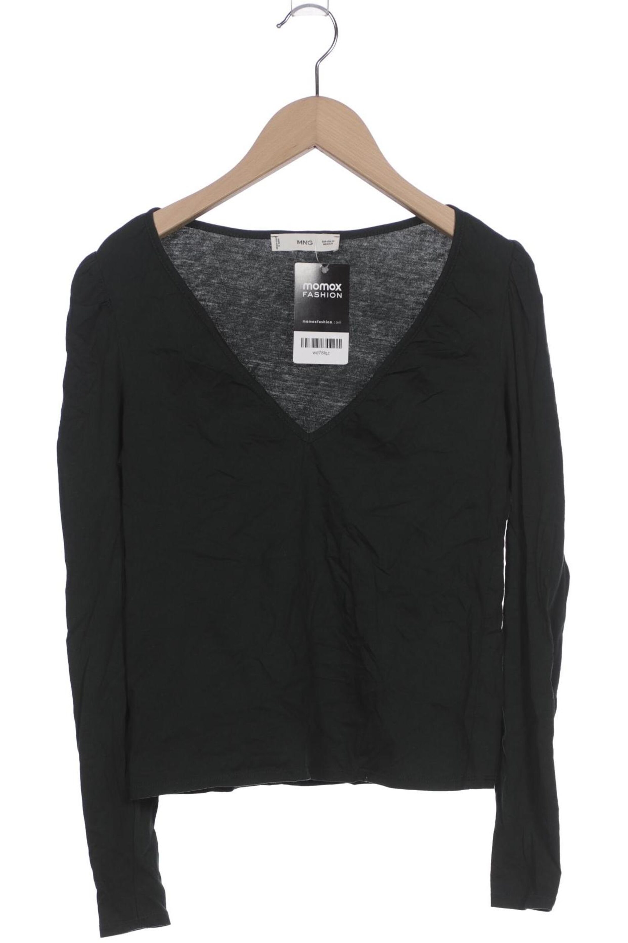 MANGO Langarmshirt XS in Grün: Vorderseite