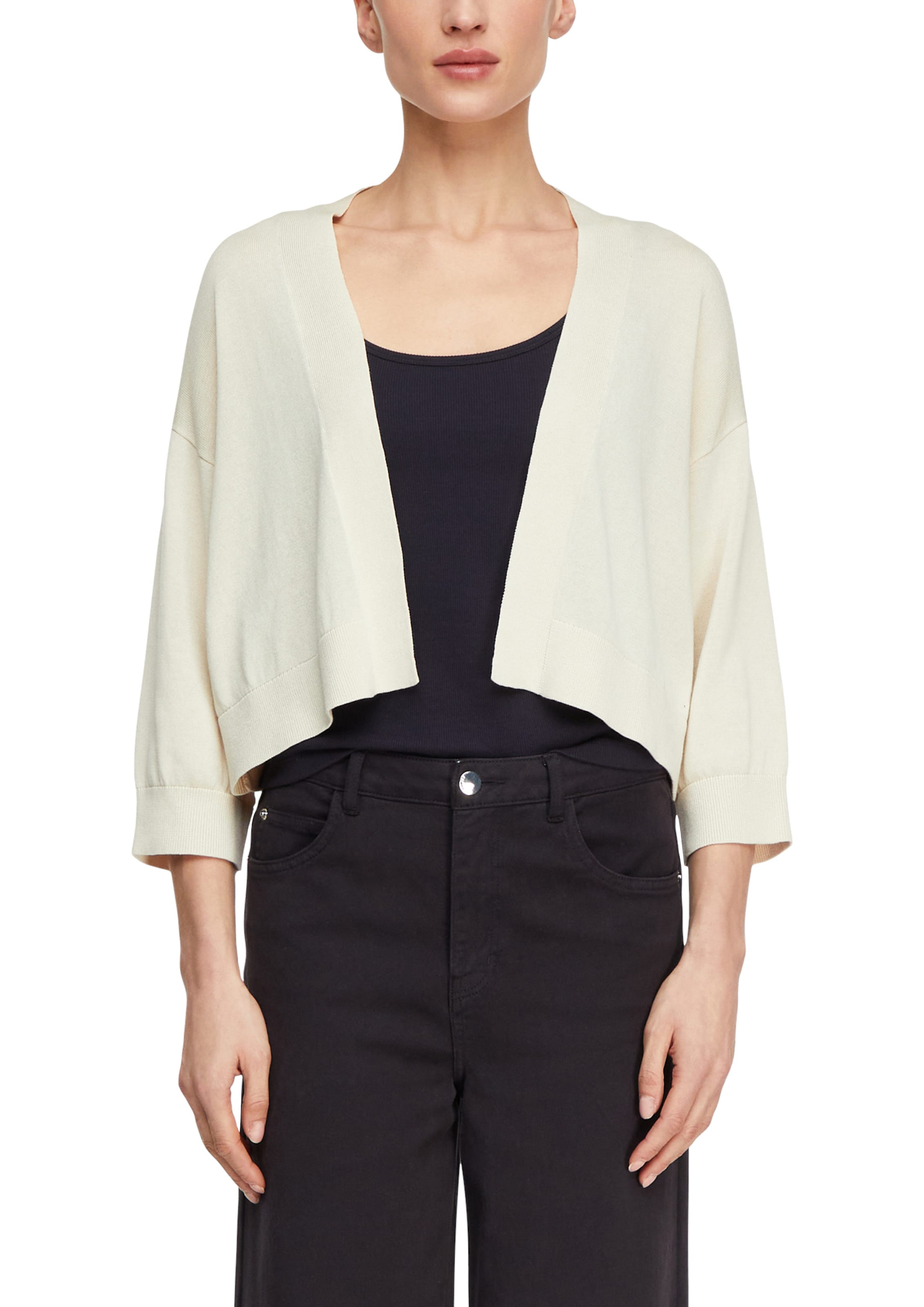 COMMA Knit cardigan in Beige