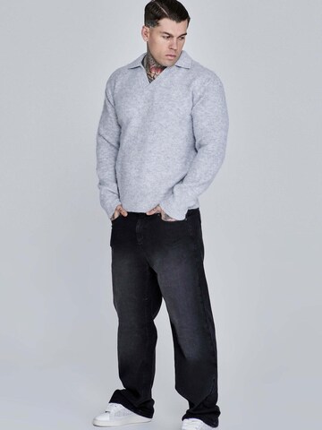 Loosefit Jean SikSilk en noir : devant