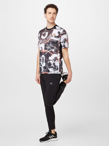 Effilé Pantalon de sport 'Designed 4 Gameday' ADIDAS SPORTSWEAR en noir