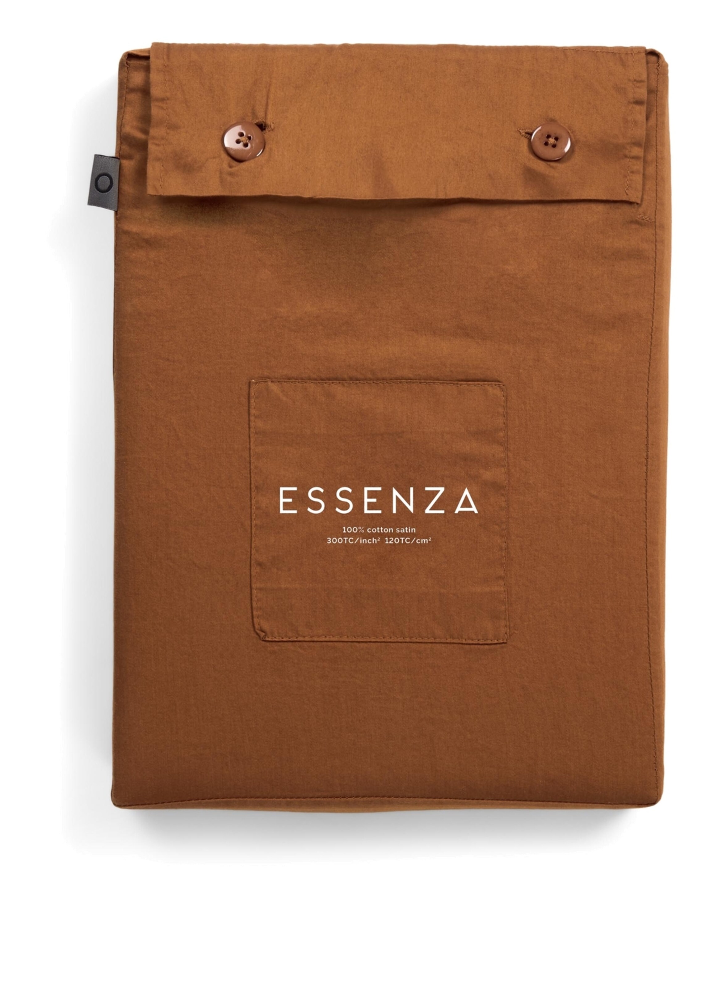 ESSENZA Bettwäsche 'Minte' in Braun