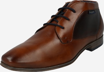 bugatti - Zapatos con cordón 'Morino' en marrón: frente