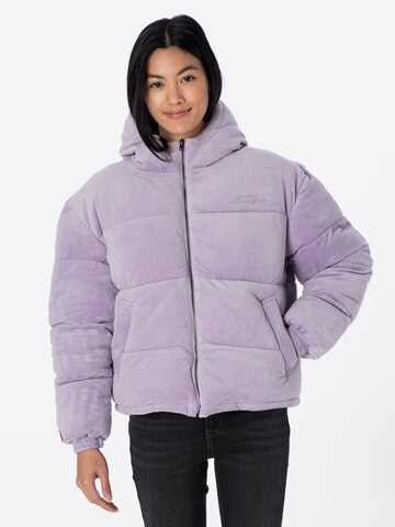 FUBU Winterjas in Lila: voorkant