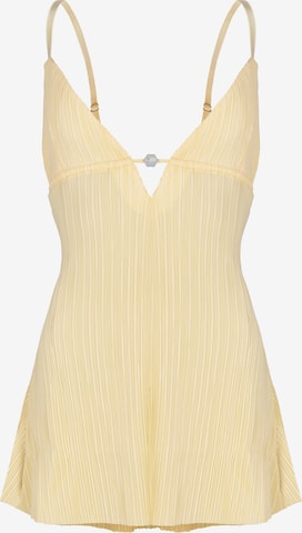 Chemise de nuit 'DAISY' OW Collection en jaune : devant