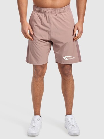 Smilodox Regular Sports trousers ' Powerfit Triple ' in Beige: front