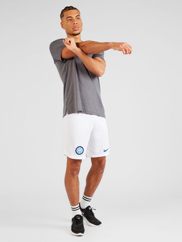 NIKE Regular Sports trousers 'INTER' in White