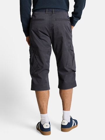 Regular Pantalon cargo TOM TAILOR en gris