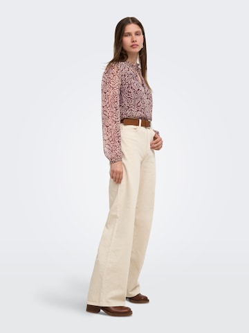 ONLY - Blusa en marrón