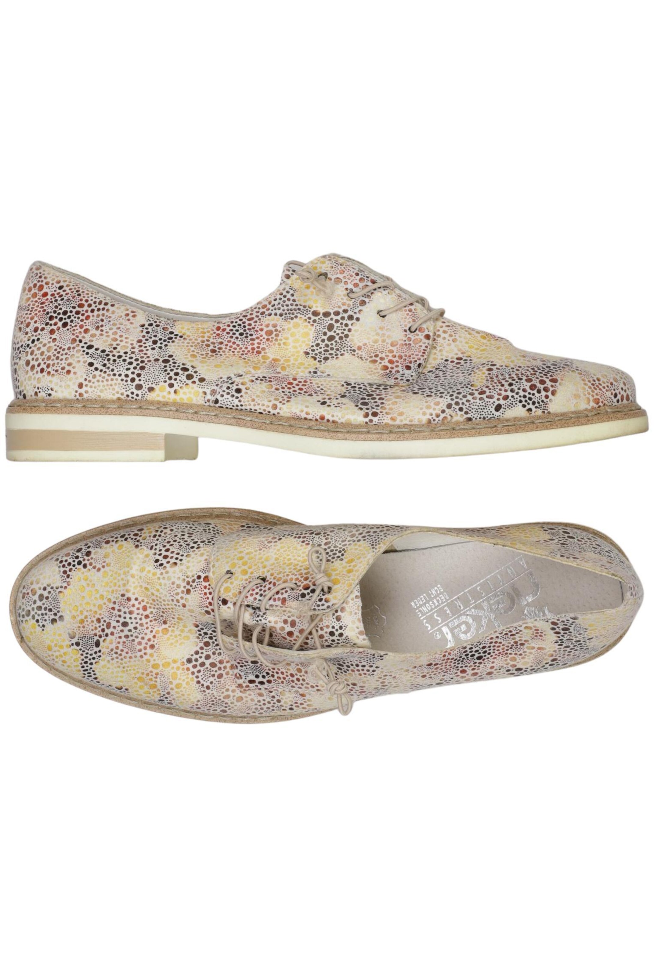 Rieker Flats & Loafers in 40 in Beige: front